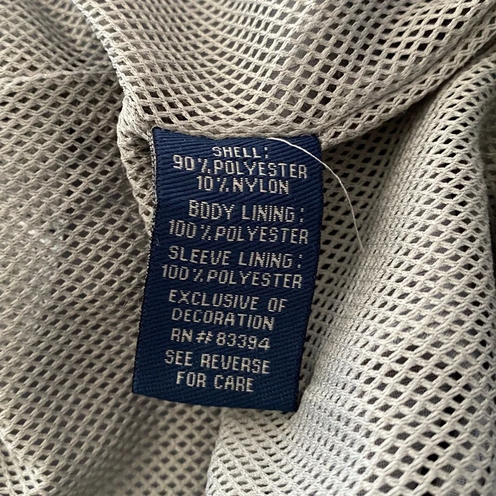 PGA Tour Gray Windbreaker Jacket - Picture 3 of 6